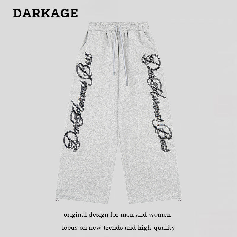 DARKAGE "Dar Harvest Best" Gothic Script Sweatpants