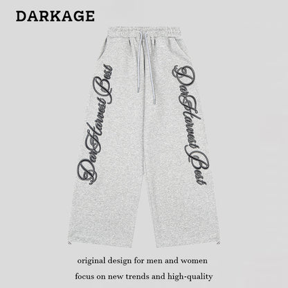 DARKAGE "Dar Harvest Best" Gothic Script Sweatpants