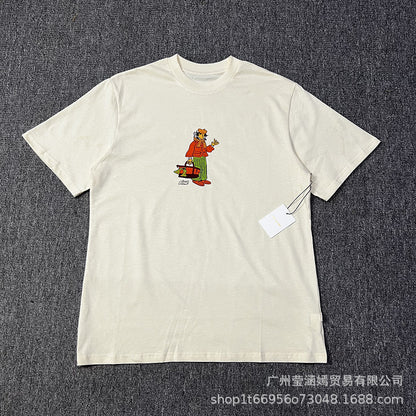 Aime Leon Dore New York Queens Graphic T-Shirt Vintage Streetwear Crew Neck Cotton Tee Casual Short Sleeve Unisex Top