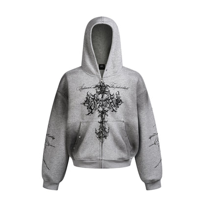 YAVIORA Cross Dyed Hoodie