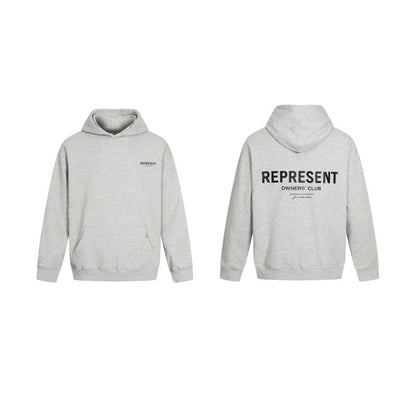 Unisex Oversized Graphic Hoodie Casual Streetwear Sweatshirt Letter Print Pullover Hooded Jumper for Men and Women