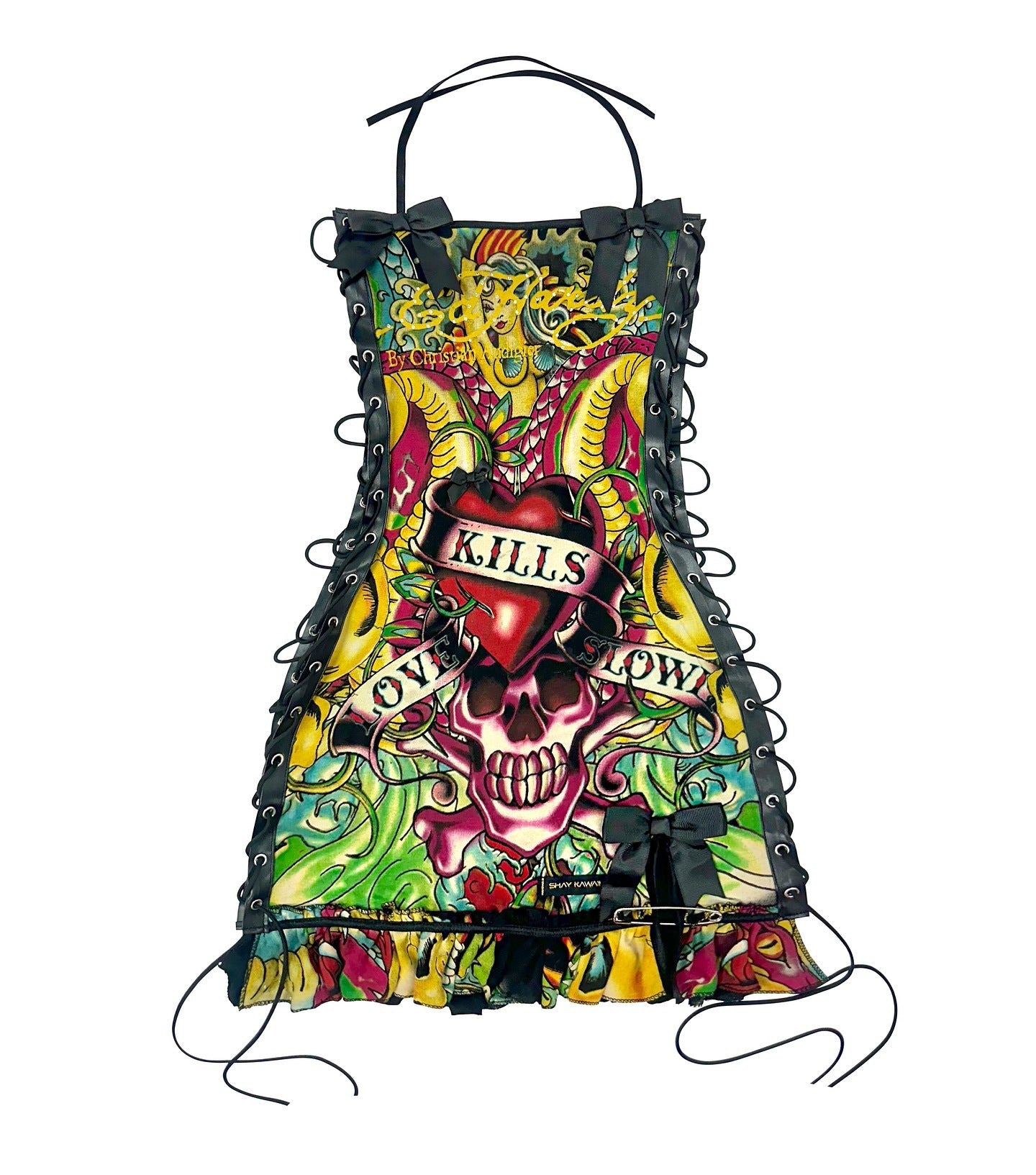 Fashion Retro Halloween Skull Positioning Printing Tops - Seldom Seen Styles