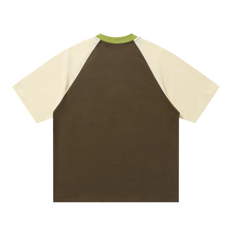 Elephant Graphic Raglan T-Shirt Short Sleeve Oversized Casual Summer Streetwear Tee | Ellie Raglan