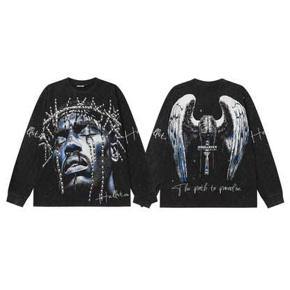 Hellstar “Basketball Skeleton” Long Sleeve Tee