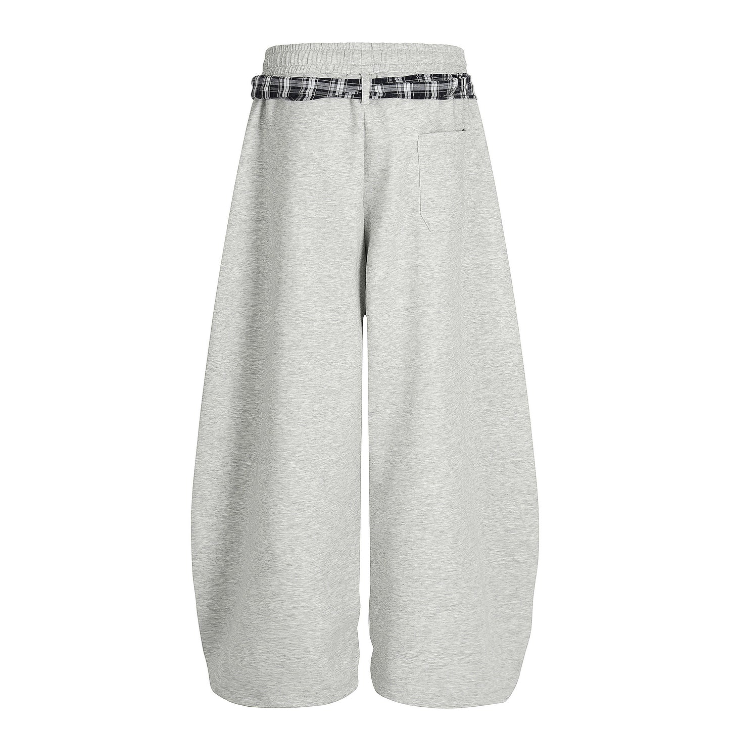 Aelfric Eden Plaid Tie Baggy Barrel Sweatpants