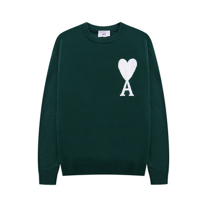 A - HEART SWEATER - Seldom Seen Styles