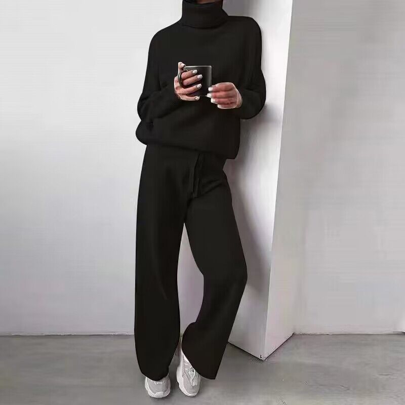 Relaxed Turtleneck Set - Seldom Seen Styles