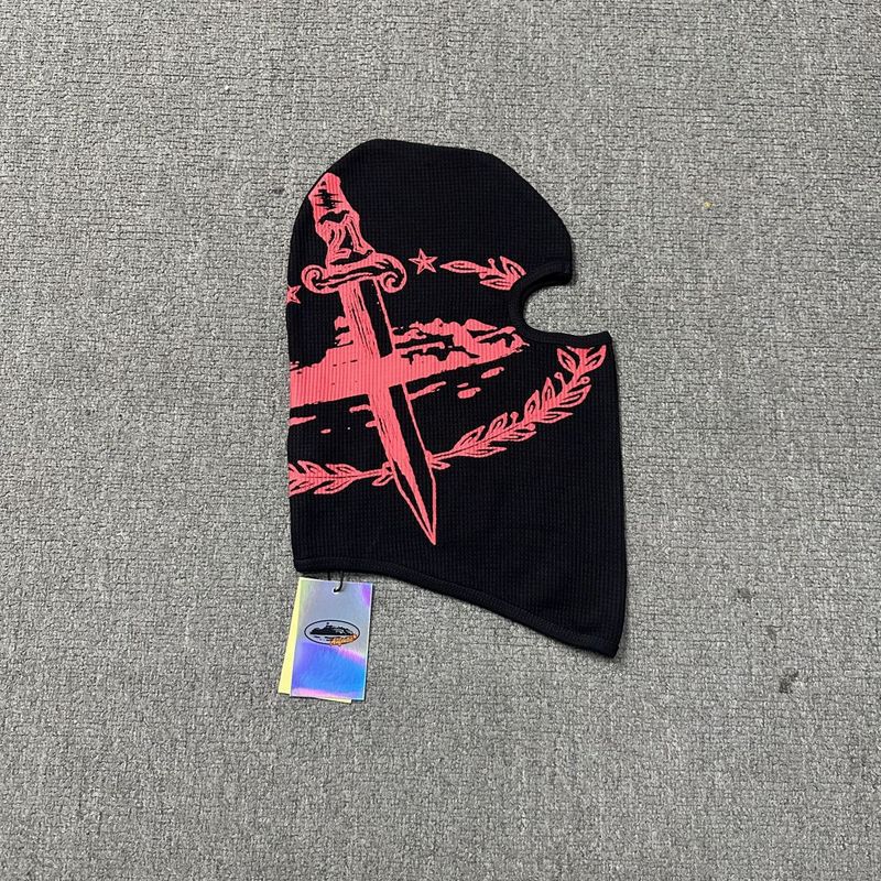 Alcatraz Logo Balaclava Ski Mask Hip Hop Face Cover Streetwear Full Face Hood Unisex Tactical Style Headgear