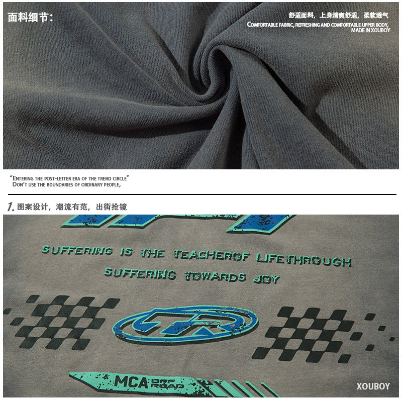 Motorsport Graphic Layered Tee | Y2K Racing Streetwear