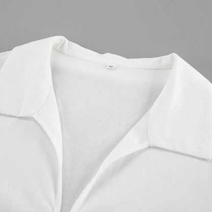 Haut Siren à nouer - Blanc