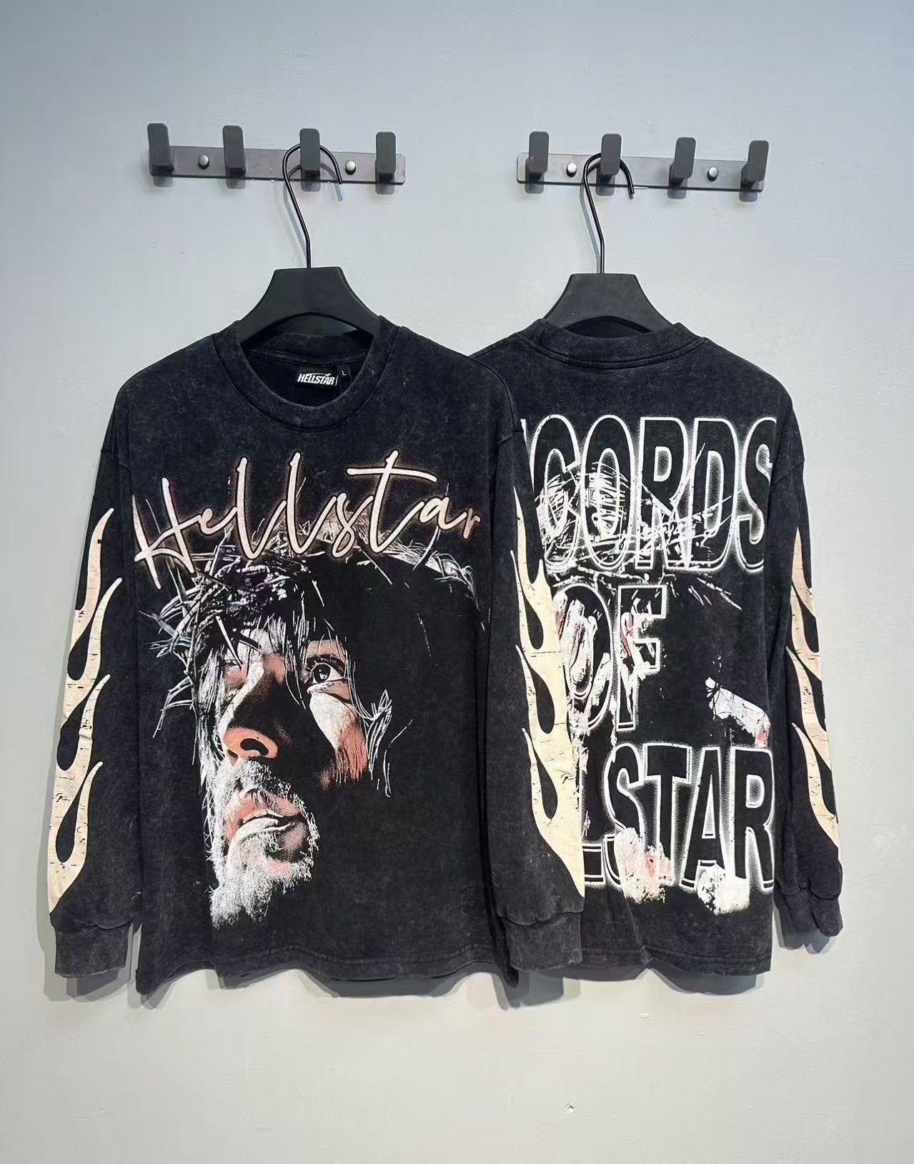 Hellstar “Basketball Skeleton” Long Sleeve Tee