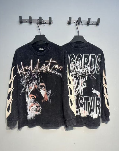 Hellstar “Basketball Skeleton” Long Sleeve Tee