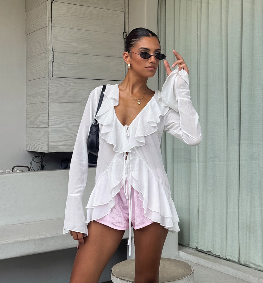 Agena Top- White - Seldom Seen Styles