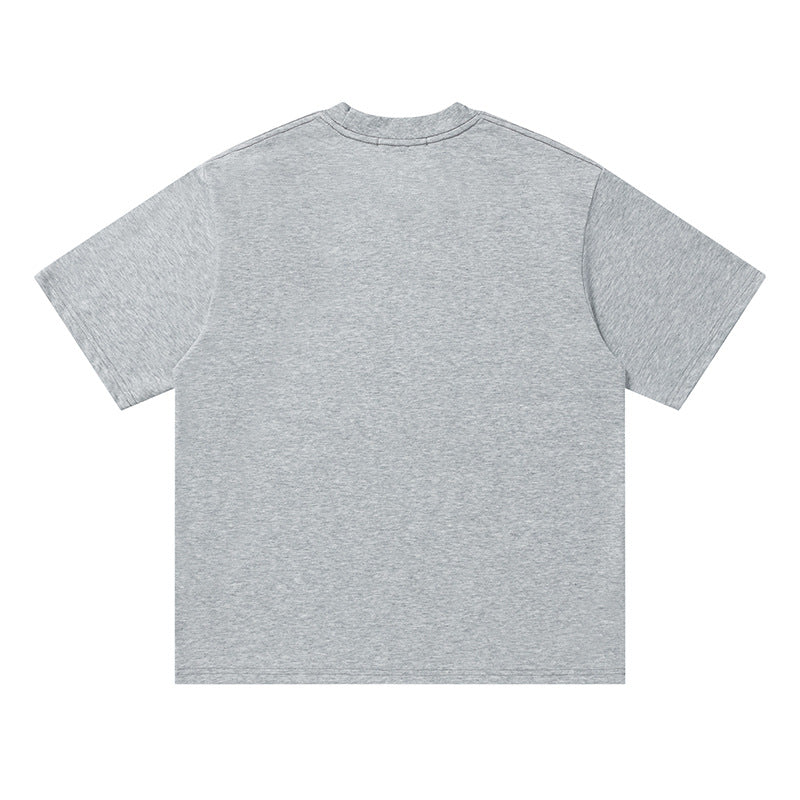 Hard-Os Graphic Oversized T-Shirt Short Sleeve Crew Neck Casual Summer Streetwear Tee
