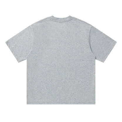 Hard-Os Graphic Oversized T-Shirt Short Sleeve Crew Neck Casual Summer Streetwear Tee