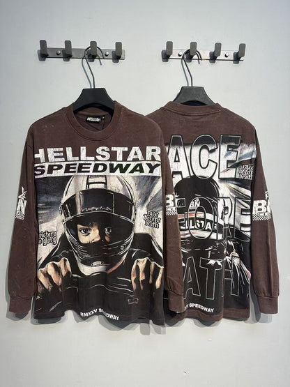 Hellstar “Basketball Skeleton” Long Sleeve Tee