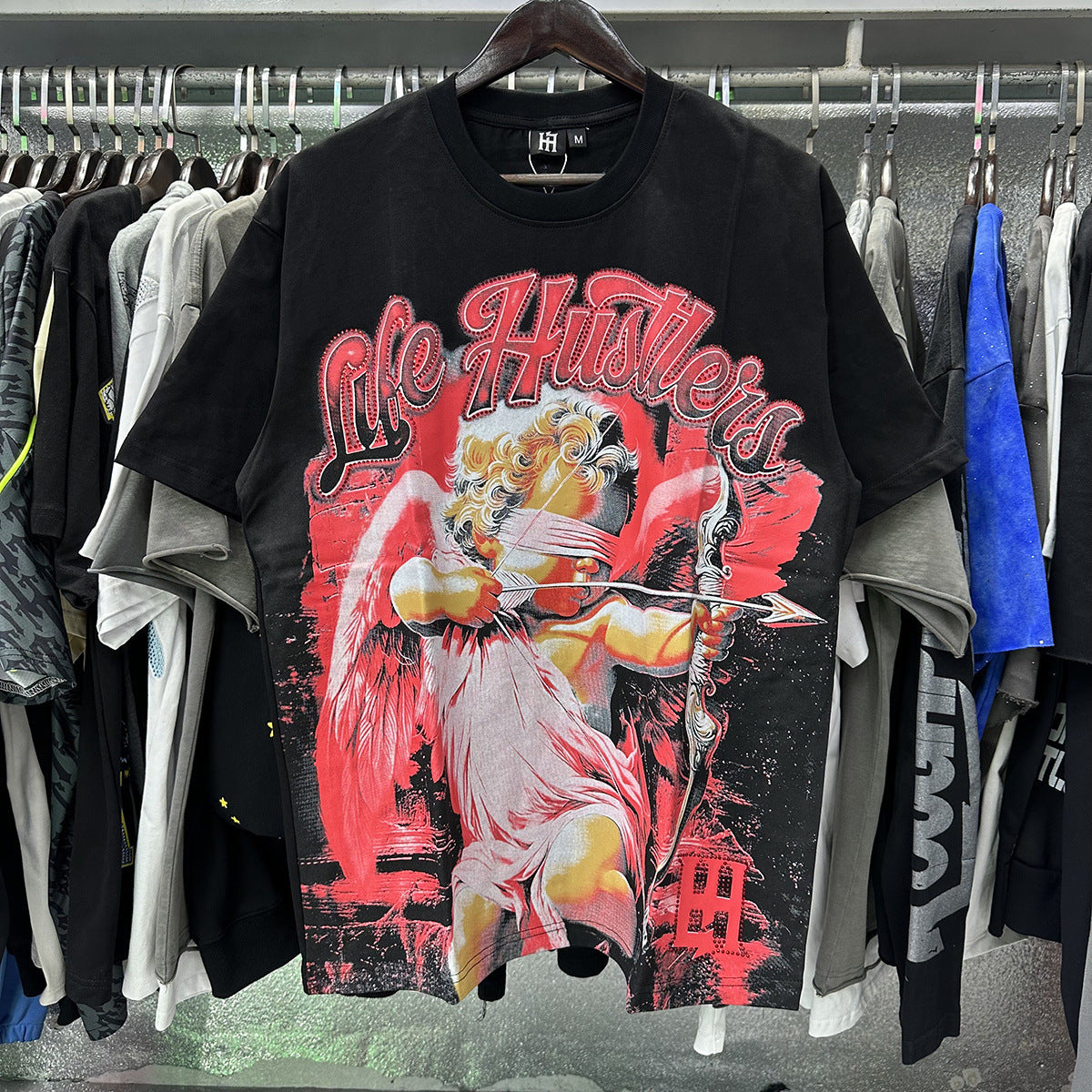 Life Hustlers “Blind Baby” Rhinestone Tee
