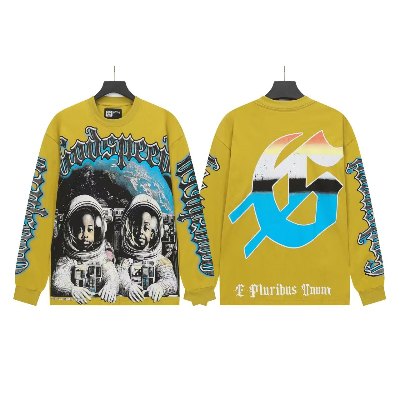 Godspeed Statue of Liberty Long Sleeve Shirt