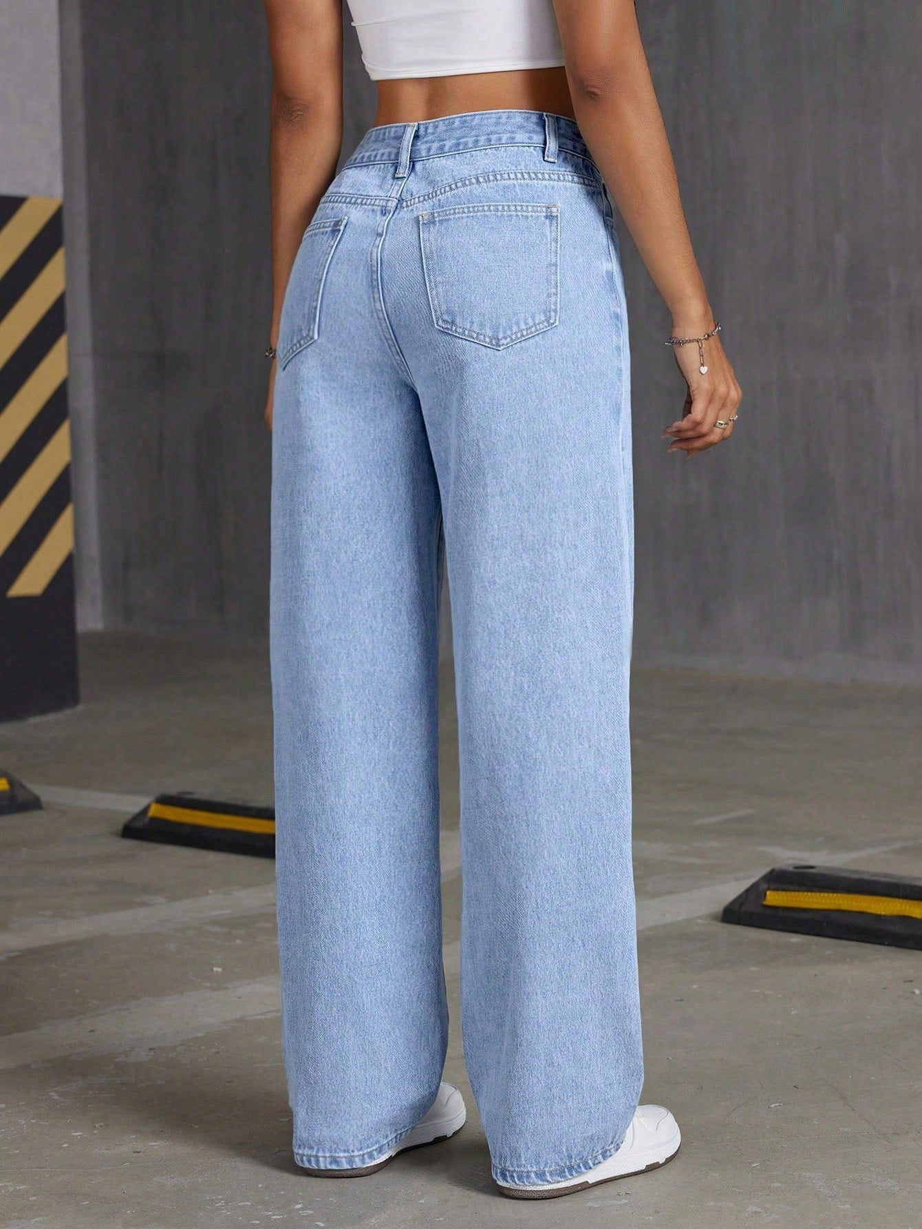 Rhinestone Butterfly Jeans - MYSTERYBOXS