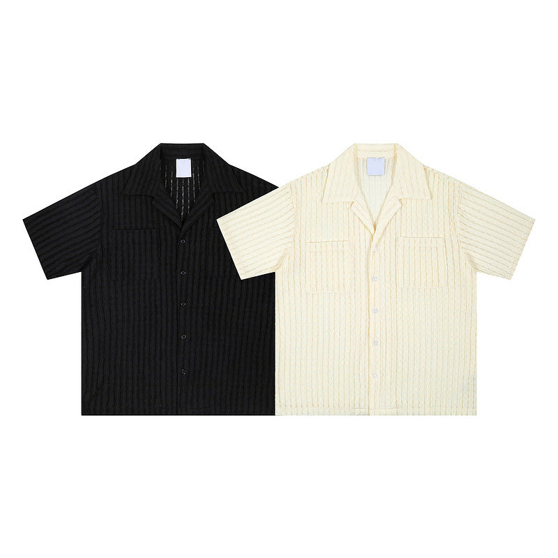 Aelfric Eden Knit Cable Short Sleeve Shirt