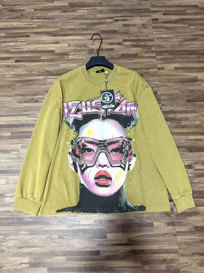 Hellstar “Basketball Skeleton” Long Sleeve Tee