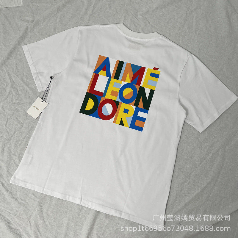 Aime Leon Dore New York Queens Graphic T-Shirt Vintage Streetwear Crew Neck Cotton Tee Casual Short Sleeve Unisex Top