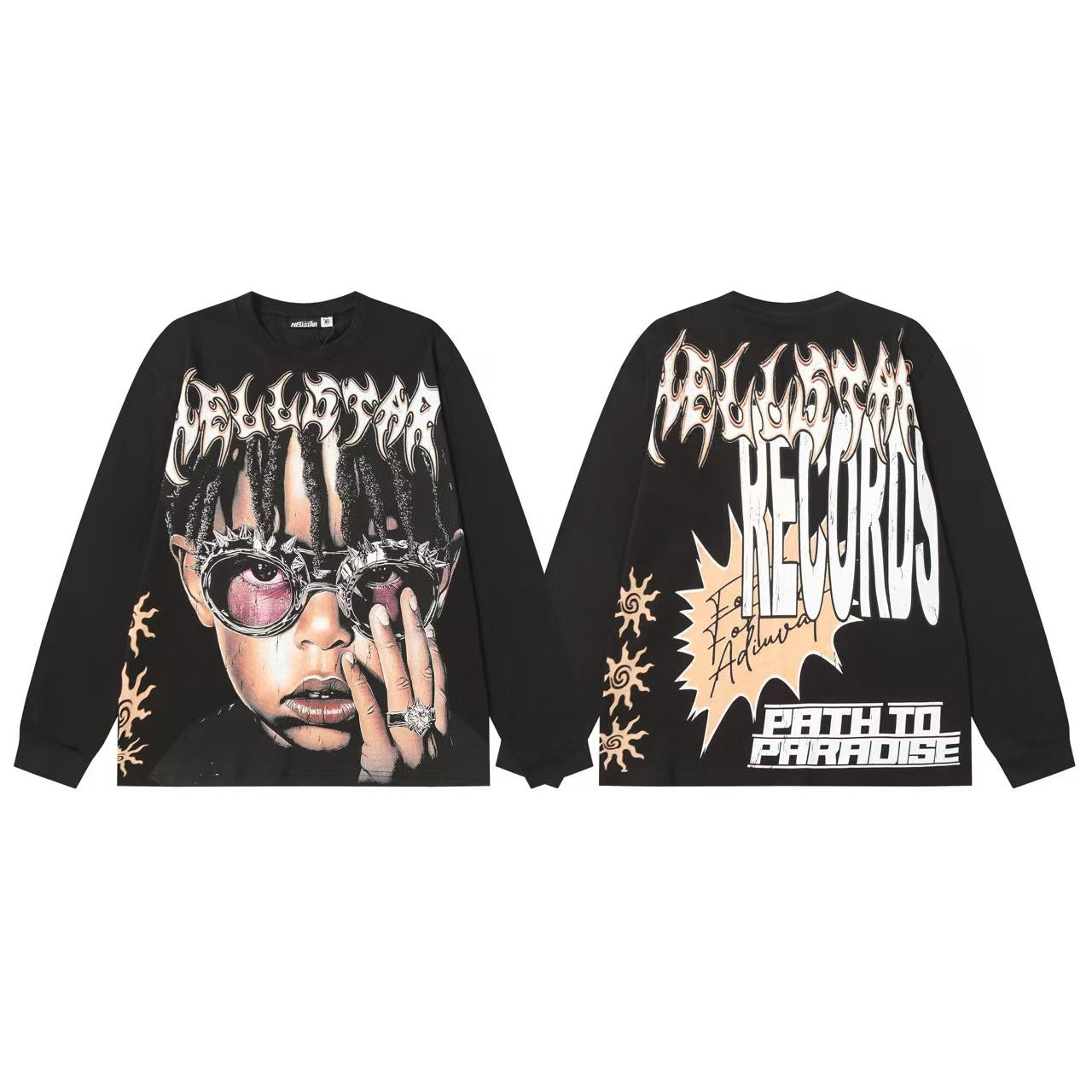 Hellstar “Basketball Skeleton” Long Sleeve Tee