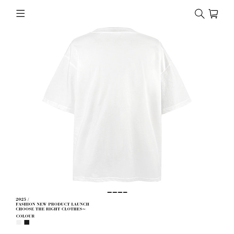 VANCARHELL 16-Grid Cartoon Avatars Graphic Tee