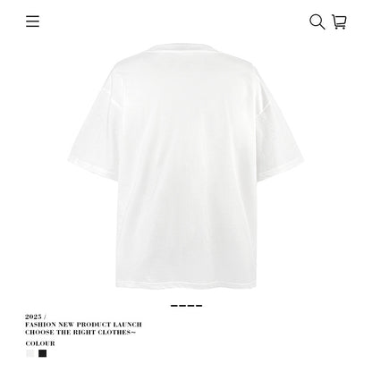 VANCARHELL 16-Grid Cartoon Avatars Graphic Tee