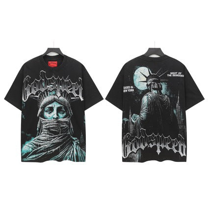 Godspeed Statue of Liberty "Night of the Demigods" Tee