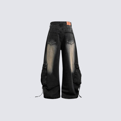 Supermade Deconstructed Multi-Pocket Cargo Jeans
