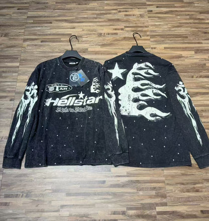 Hellstar “Basketball Skeleton” Long Sleeve Tee