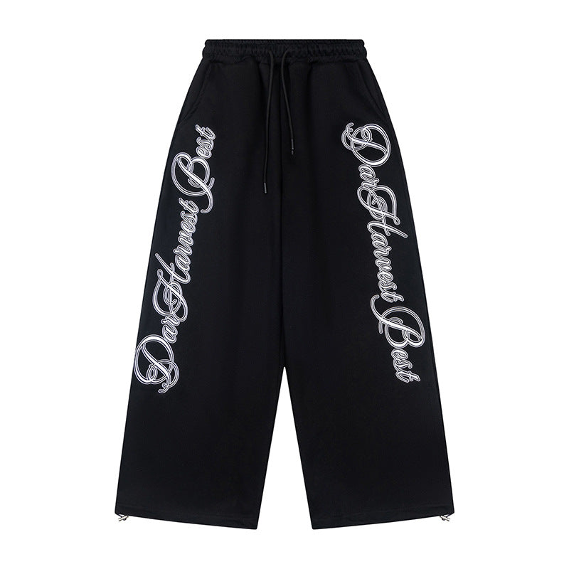 DARKAGE "Dar Harvest Best" Gothic Script Sweatpants