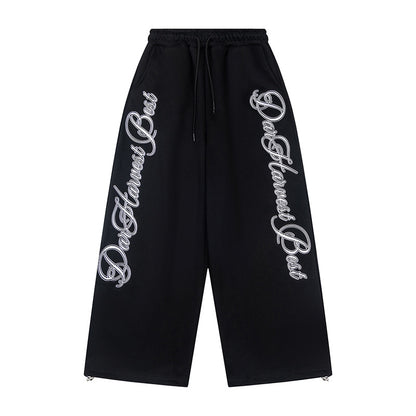 DARKAGE "Dar Harvest Best" Gothic Script Sweatpants