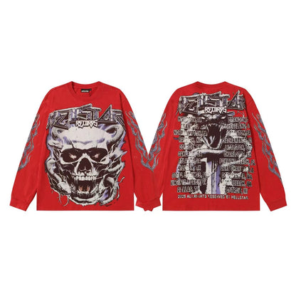 Hellstar “Basketball Skeleton” Long Sleeve Tee