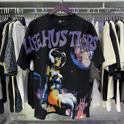 Life Hustlers “Blind Baby” Rhinestone Tee