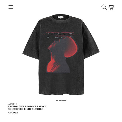 VANCARHELL Skeleton Ribcage T-Shirt