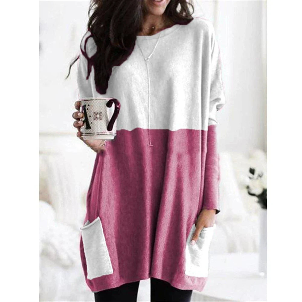 Chicbeautyy Women's Lightweight Long Sleeve Tunic Top - Seldom Seen Styles