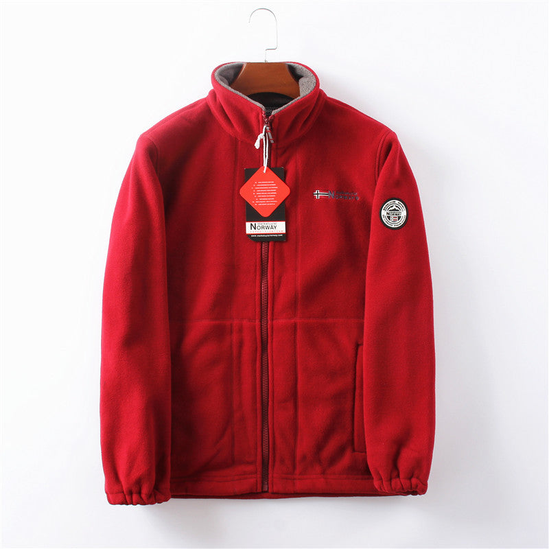 Double-Layer Fleece Hooded Jacket - Seldom Seen Styles