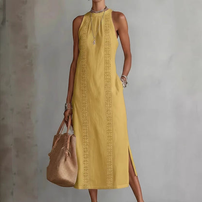 Women's Solid Color Loose Long Shirt Dress Casual Oversized Button Down Summer Dress