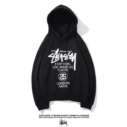 Stüssy Stock Logo Copyright Hoodie