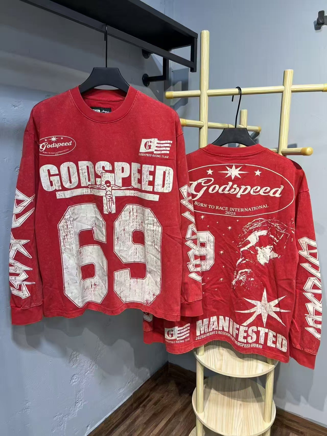 Godspeed Statue of Liberty Long Sleeve Shirt