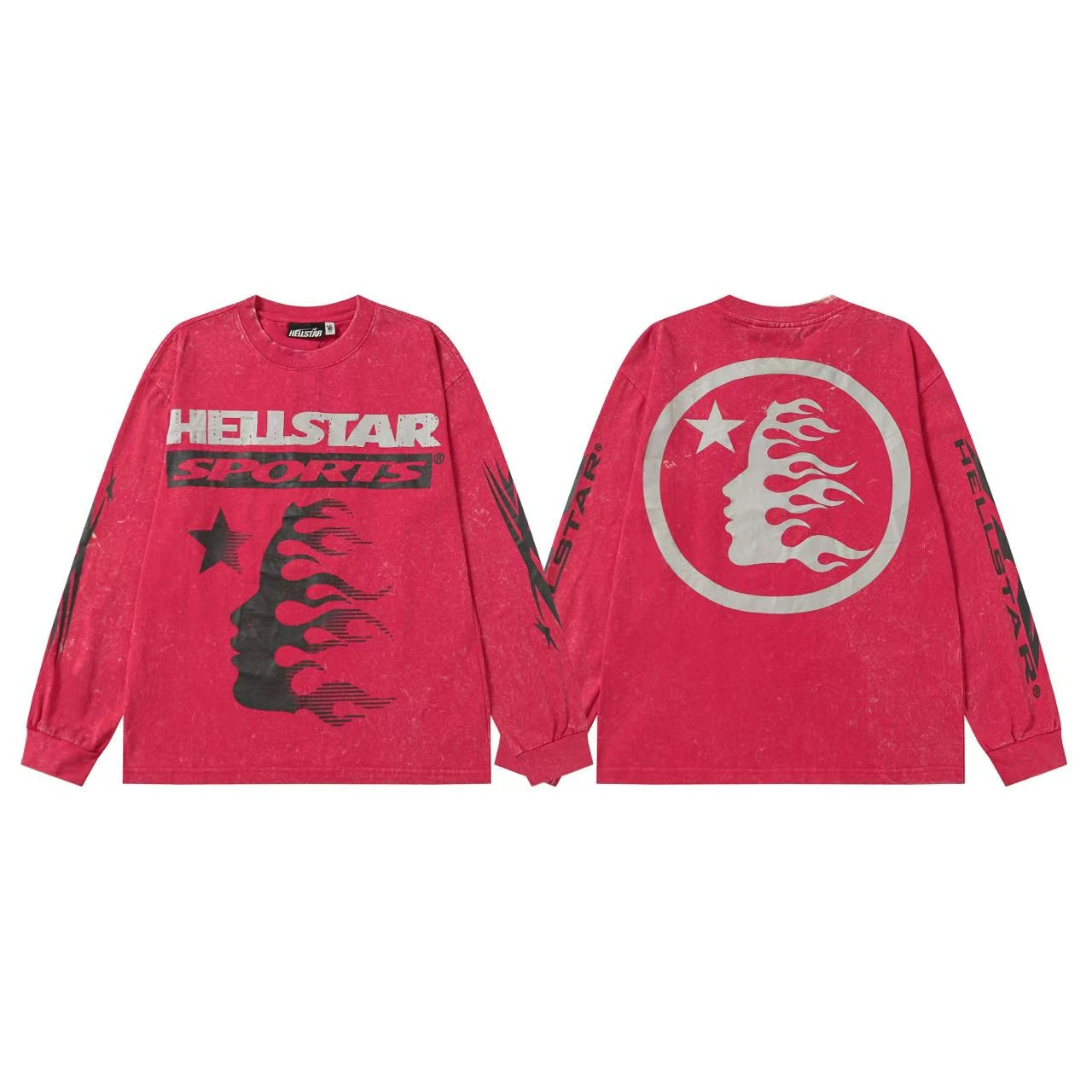 Hellstar “Basketball Skeleton” Long Sleeve Tee