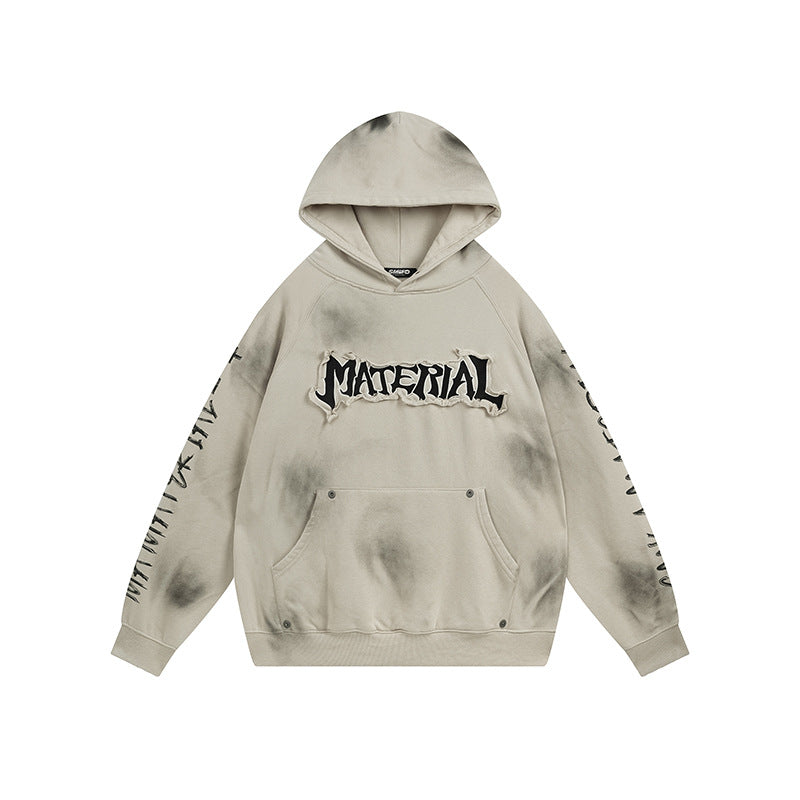 DCRB Distressed Material Hoodie