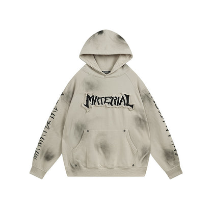 DCRB Distressed Material Hoodie