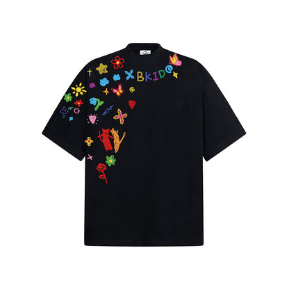 DARKAGE Kid Graffiti Puff Print Tee