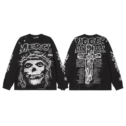 Hellstar “Basketball Skeleton” Long Sleeve Tee