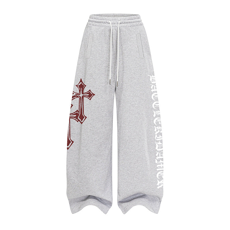 DARKAGE Gothic Cross Heavyweight Sweatpants