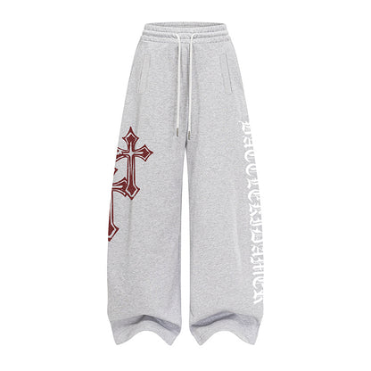 DARKAGE Gothic Cross Heavyweight Sweatpants