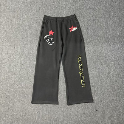Broken Planet Hoodie and Sweatpants Set Oversized Graphic Tracksuit Streetwear Two Piece Outfit Unisex